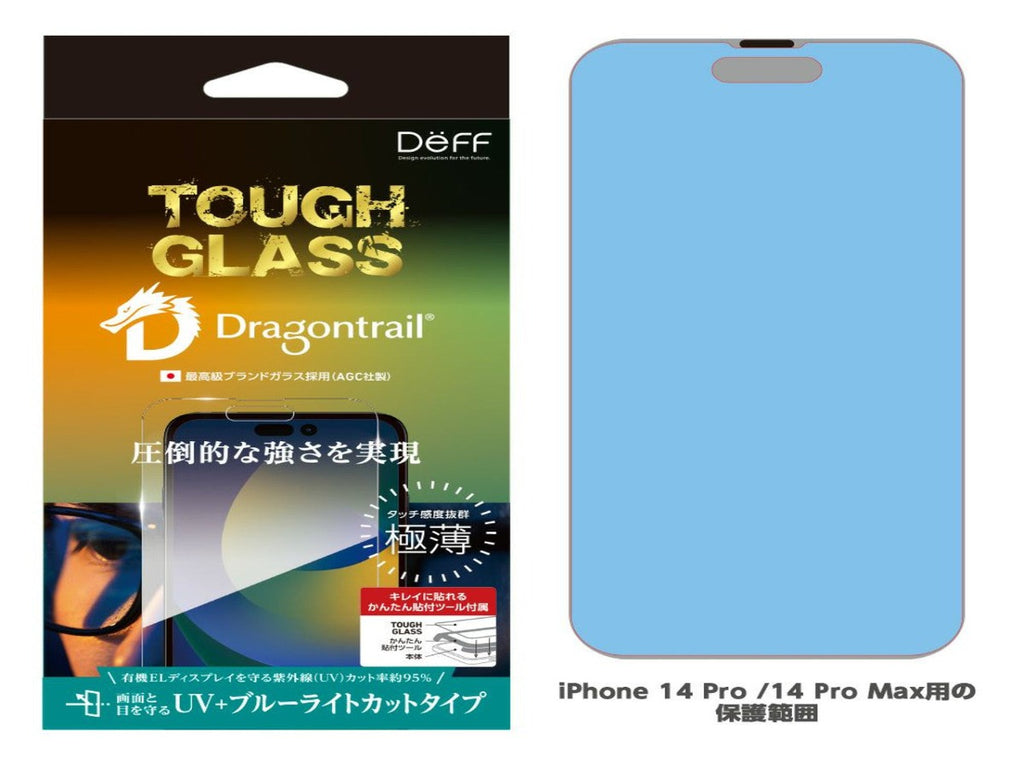 Dëff Tough Glass for iPhone 14 Series Anti-UV
