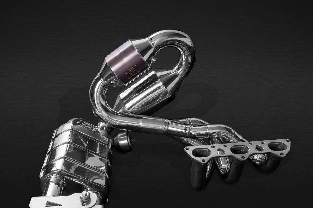 Porsche 991.1 GT3/3RS - SET: Valved Exhaust, Headers, Sport Cats, and Carbon Engine Cover CES3