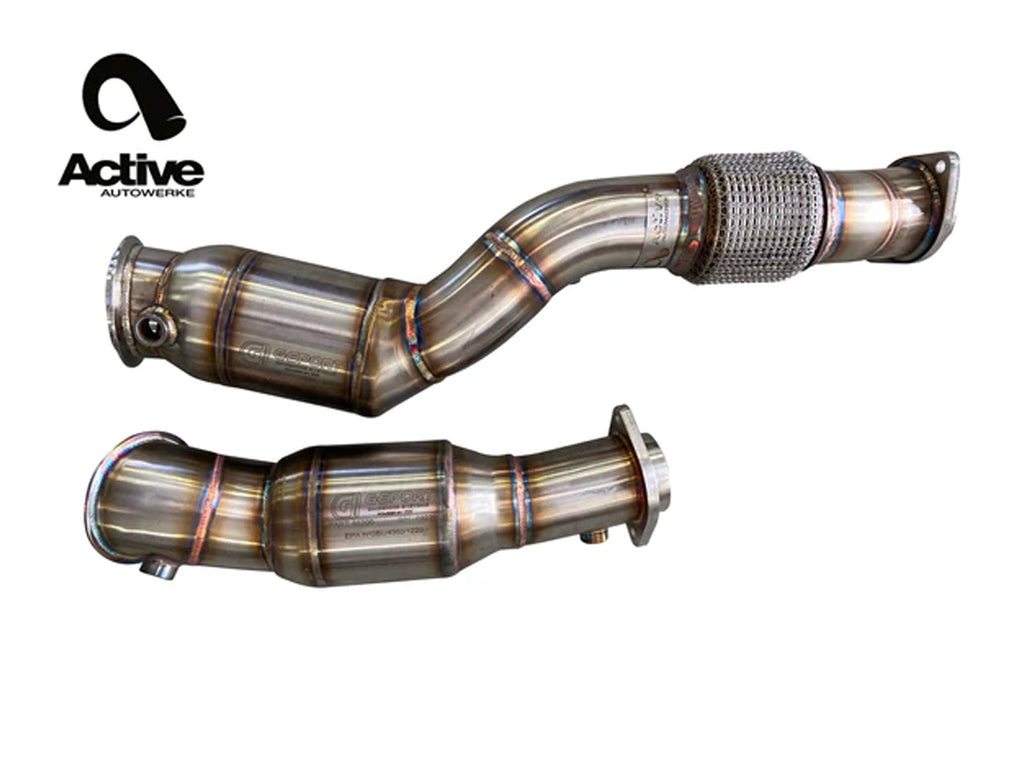 Active Autowerke Downpipes with GESI CAT - G87 M2 | G80 M3 | G82 M4