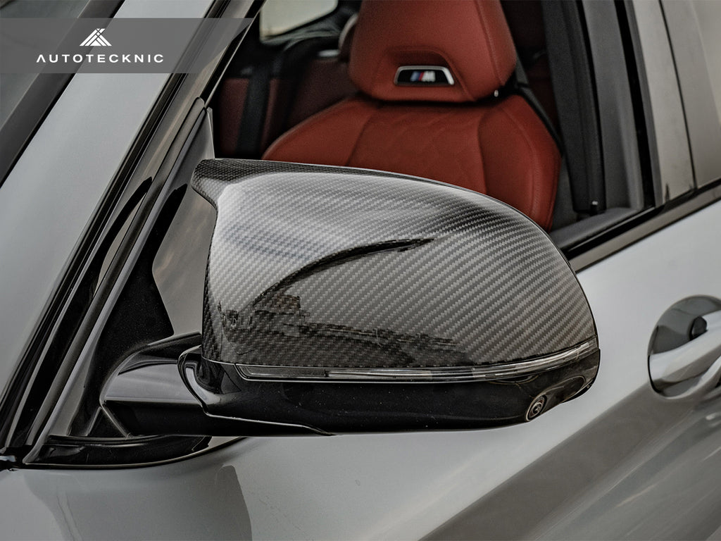 AutoTecknic Replacement Dry Carbon Mirror Covers - G07 X7 M60I