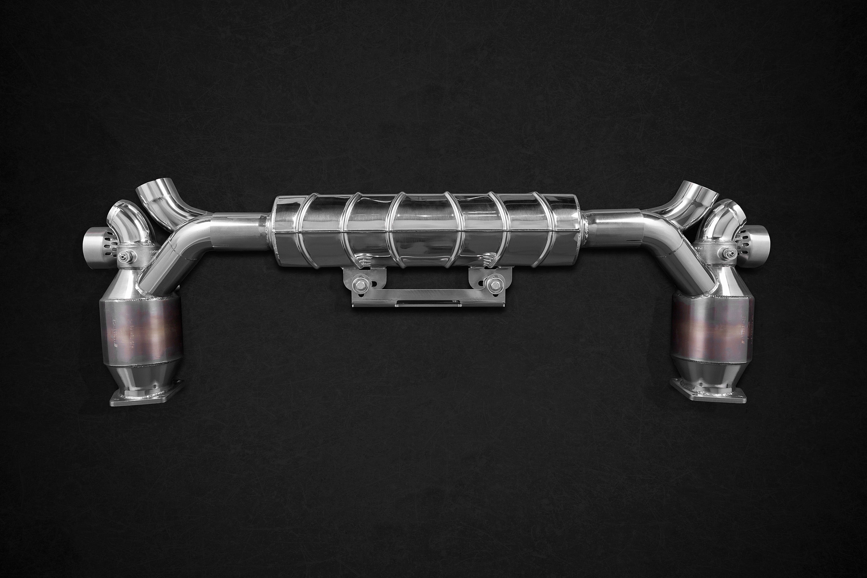 Porsche 991.1/2 Turbo/S - Valved Exhaust + Cat Spare Pipes CES3