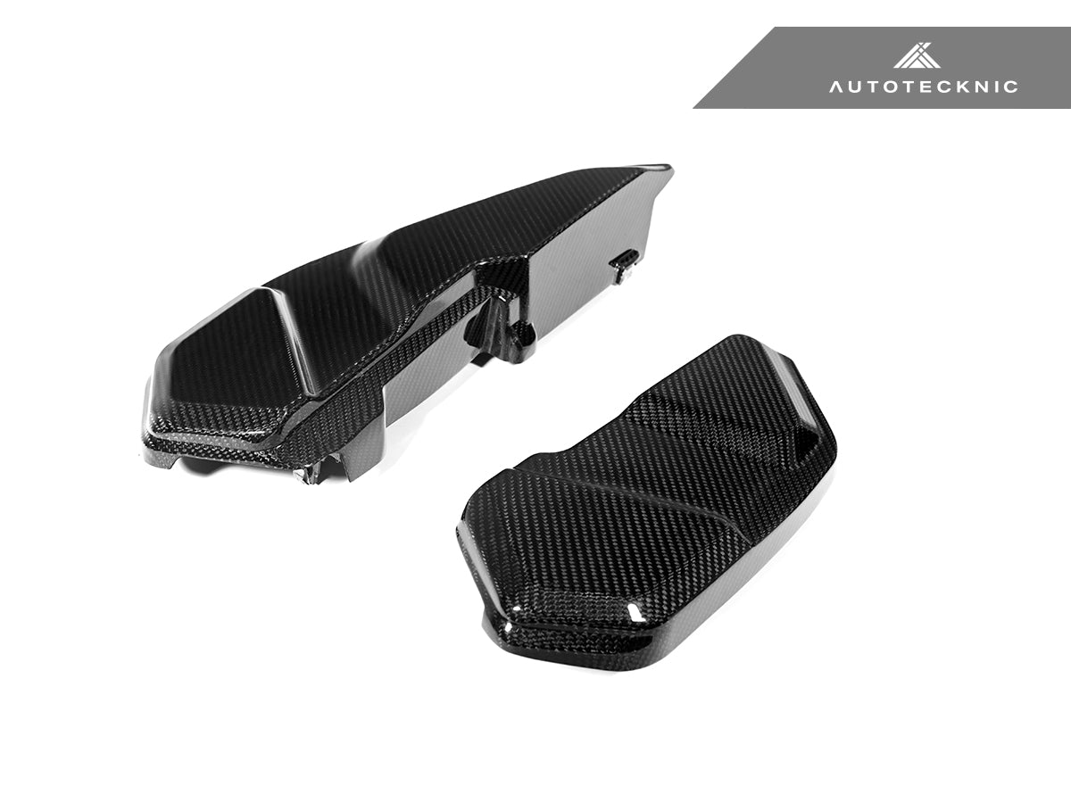 AutoTecknic Carbon Engine Cover Extension Set - BMW F9X M5/M8