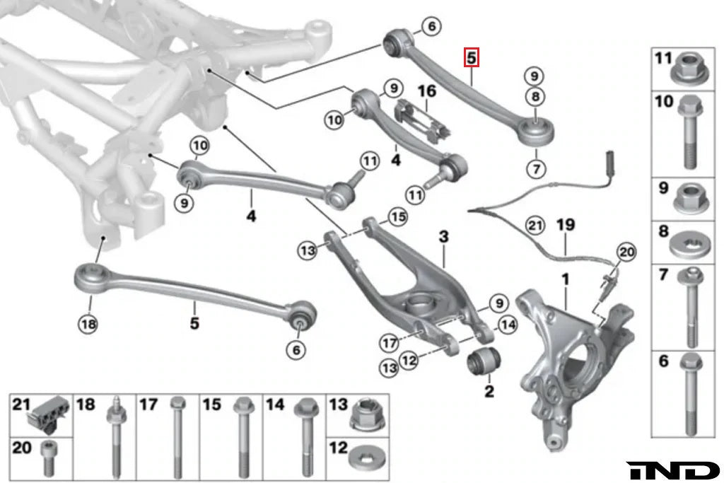 Fall-Line Motorsports Fixed Toe Arm Set - G8X | F8X