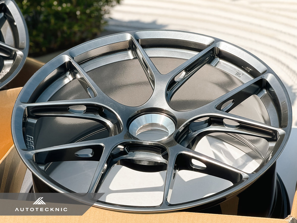 BBS FI-R 20x9.5 +50 / 20x12 +44 Center Lock Diamond Black Porsche 991 Turbo / GT3, Set of 4