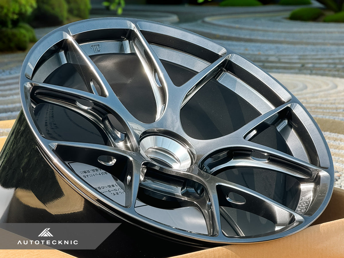 BBS FI-R 20x9.5 +50 / 20x12 +44 Center Lock Diamond Black Porsche 991 Turbo / GT3, Set of 4