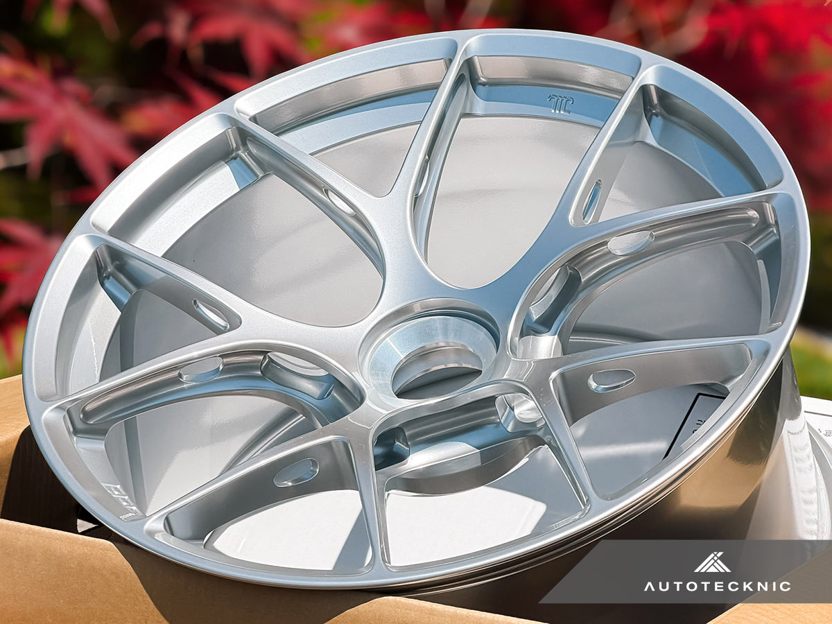 BBS FI-R 20x9.5 +50 / 20x12 +44 Center Lock Diamond Silver Porsche 991 Turbo / GT3, Set of 4