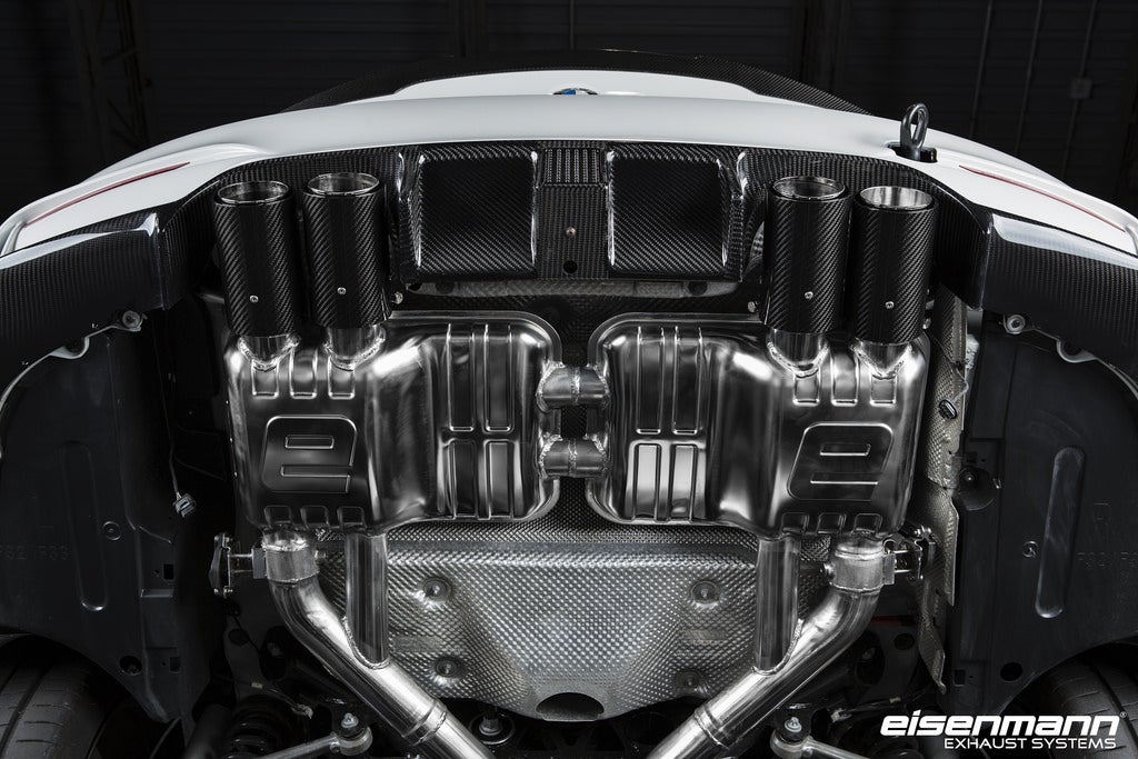 Eisenmann Performance Exhaust + 4x90 Carbon Tip Set - F80 M3 | F82/ F83 M4
