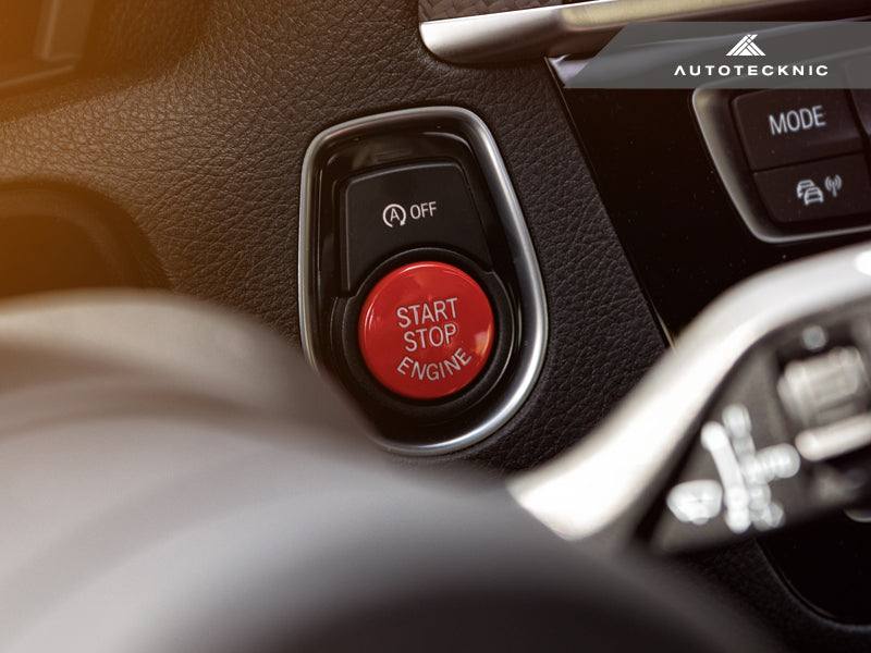 AutoTecknic Bright Red Start Stop Button - F10 5-Series | F06/ F12/ F13 6-Series