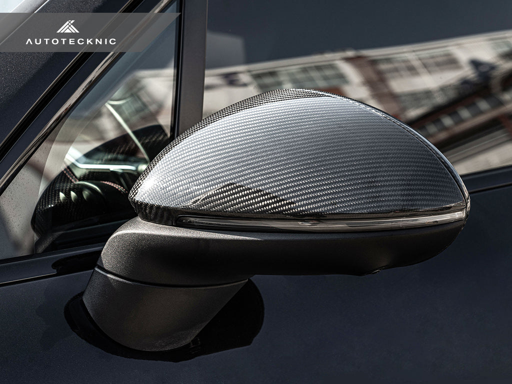 AutoTecknic Replacement Dry Carbon Mirror Covers - Porsche 9Y0 Cayenne