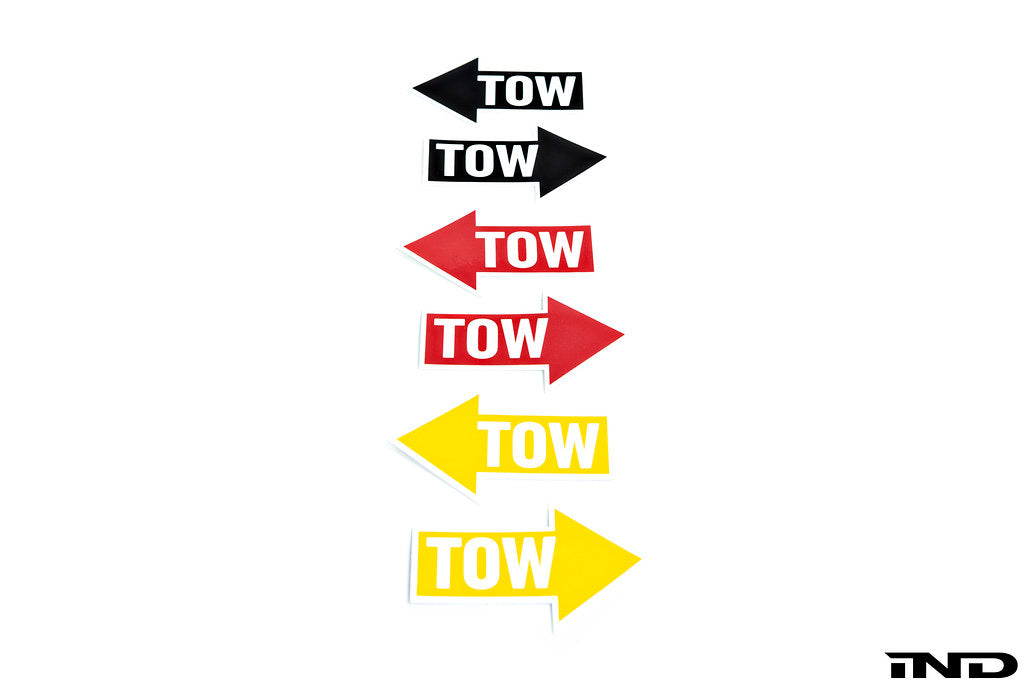 Future Classic Directional Tow Hook Location Decal Set