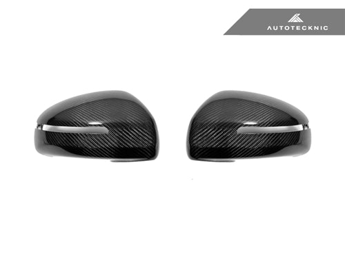AutoTecknic Replacement Carbon Mirror Covers - Audi 8J MK2 TT/ TTS 07-14 | R8 07-12