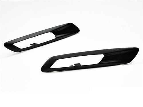 AutoTecknic Replacement Stealth Black Fender Light Trims - F10 Sedan / F11 Wagon | 5 Series