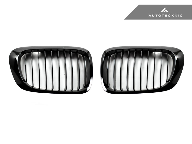 AutoTecknic Glazing Black Front Grille Set - E46 3-Series Coupe Pre-Facelift | M3
