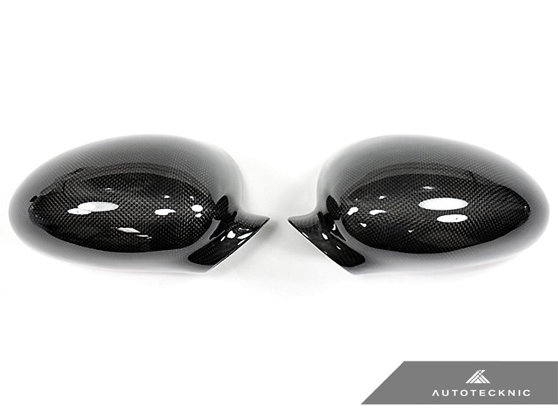 AutoTecknic Replacement Carbon Fiber Mirror Covers - BMW E46 M3