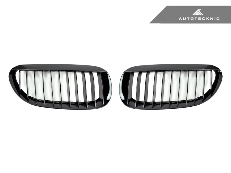 AutoTecknic Glazing Black Front Grille Set - E63/ E64 6-Series & M6