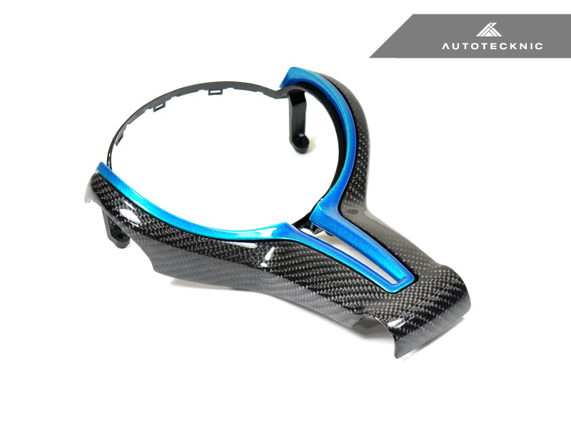 AutoTecknic Carbon Outer Steering Wheel Trim - F-Chassis M Vehicles