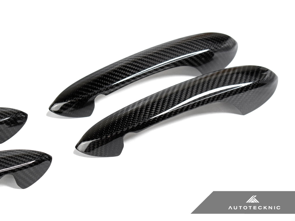 AutoTecknic Dry Carbon Door Handle Trim Set - G22 4-Series