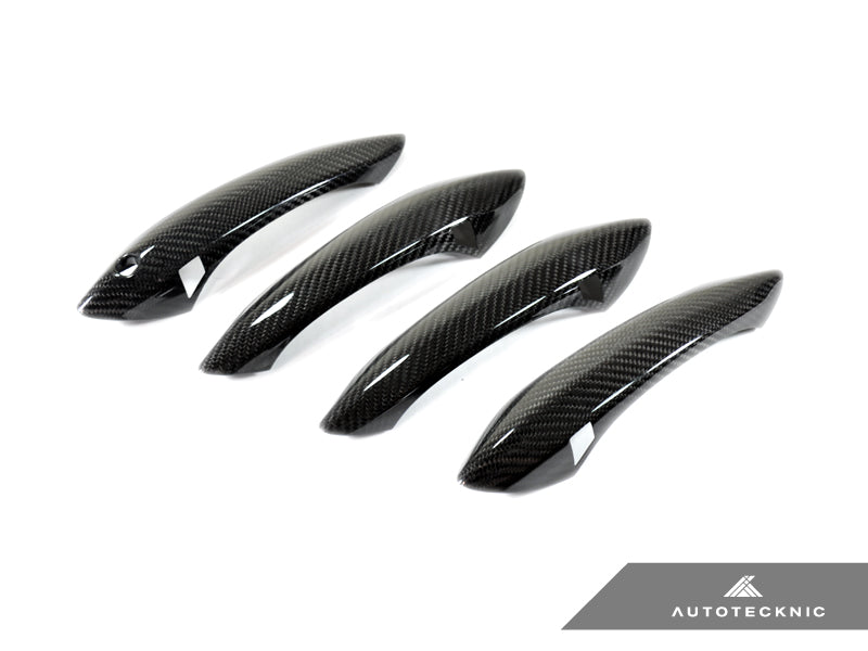 AutoTecknic Dry Carbon Fiber Door Handle Trims - F10 5-Series | F06/ F12/ F13 6-Series | F01 7-Series