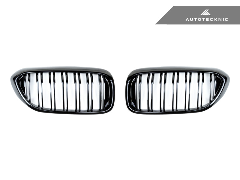 AutoTecknic Dual-Slats Glazing Black Front Grille Set - G30 5-Series