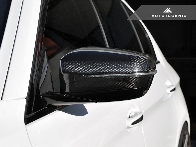 AutoTecknic Replacement Version II Dry Carbon Mirror Covers - G30 5-Series | G32 6-Series GT | G11 7-Series