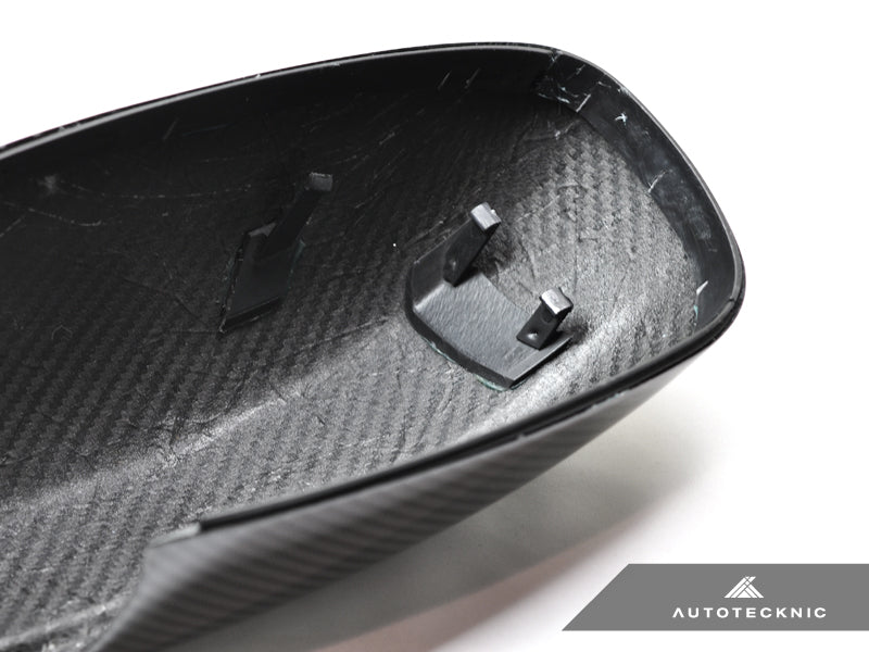 AutoTecknic Replacement Dry Carbon Mirror Covers - Dodge Charger 2011-2019
