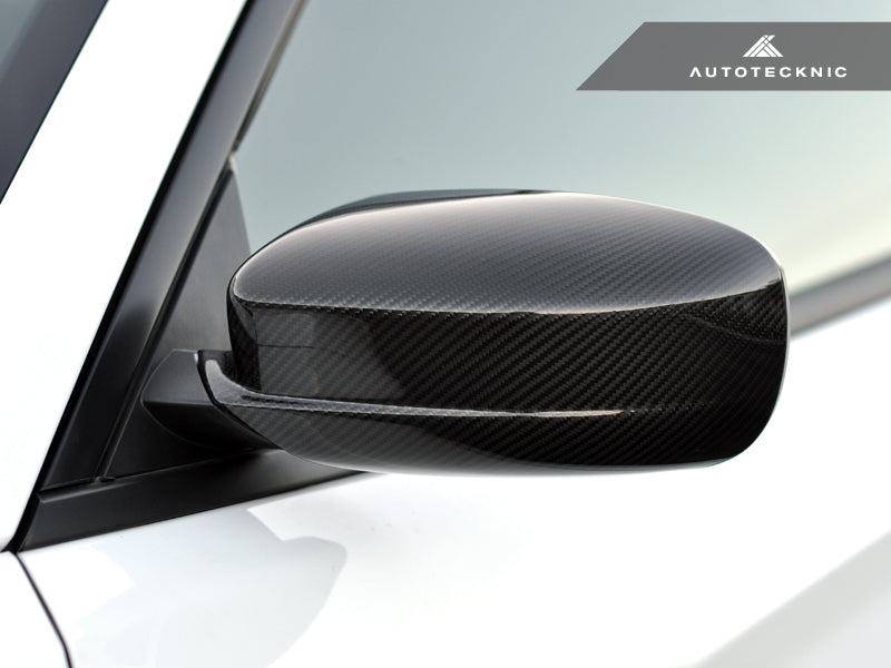 AutoTecknic Replacement Dry Carbon Mirror Covers - Dodge Charger 2011-2019