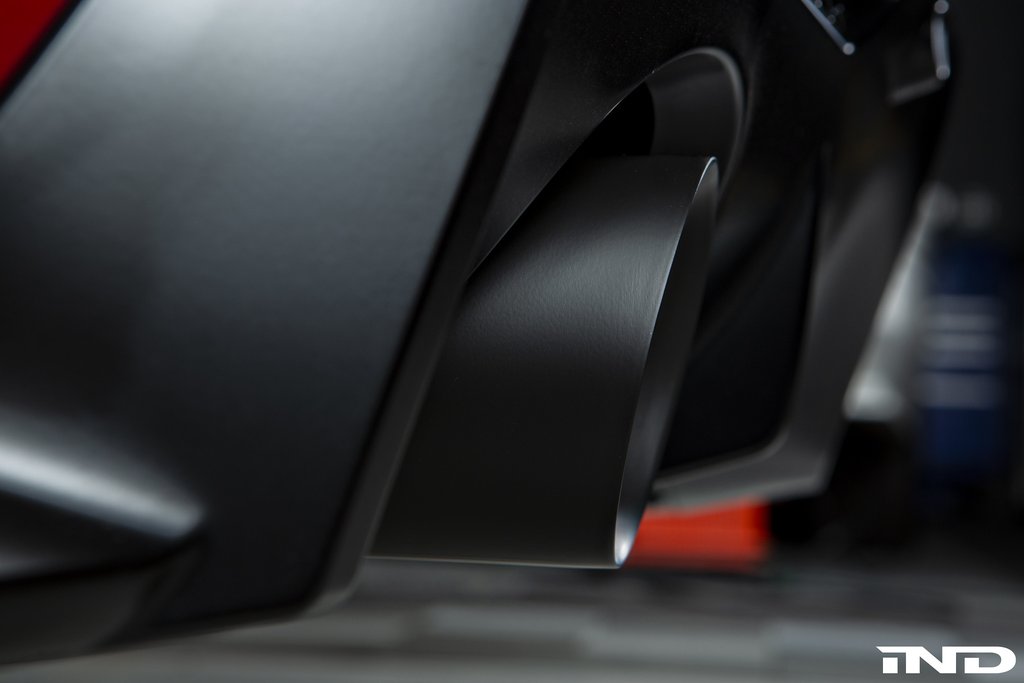 IND Matte Black Exhaust Tip Set - A90 Supra