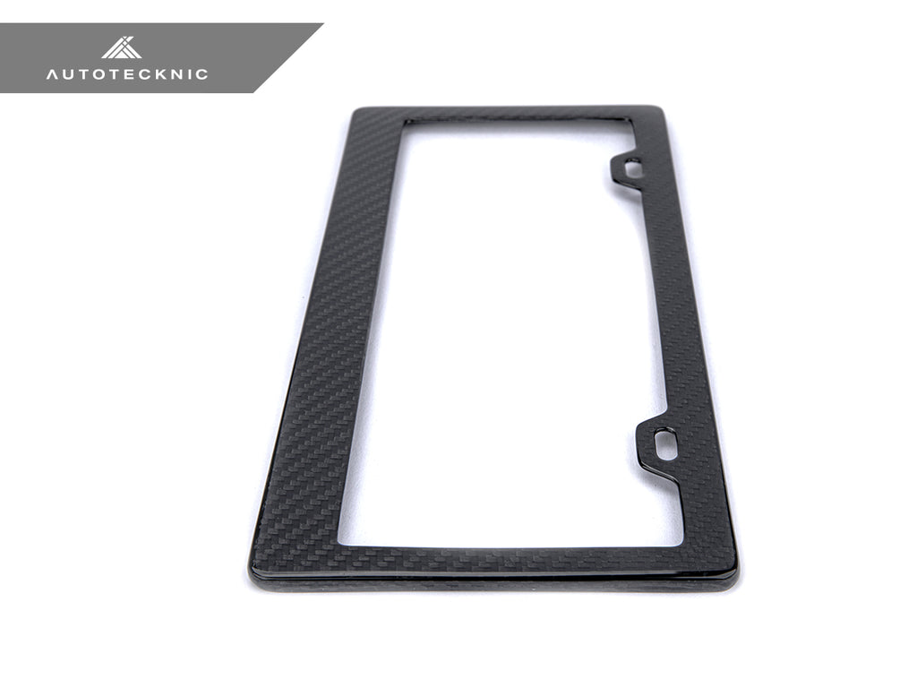 AutoTecknic Dry Carbon Fiber License Plate Frame