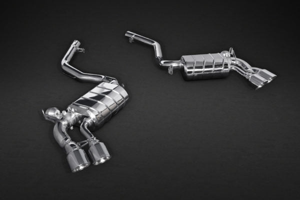 Capristo Valved Exhaust with Mid-Pipes with Stainless Tips CES3 - BMW F95 X5M | F96 X6M