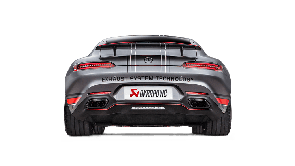 Akrapovic Evolution Titanium Exhaust System with Carbon Tips - R190 AMG GT / GTS / GTC