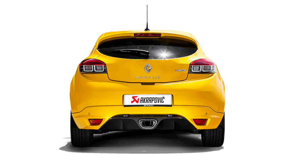 Akrapovic Evolution Titanium Exhaust System with Carbon Tail Pipe Set - Renault Megane Coupe RS