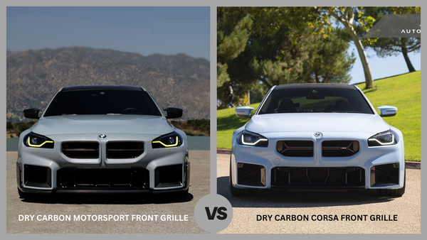 New Carbon Fiber Grilles for G87 M2 – Corsa and Motorsport Series Compared