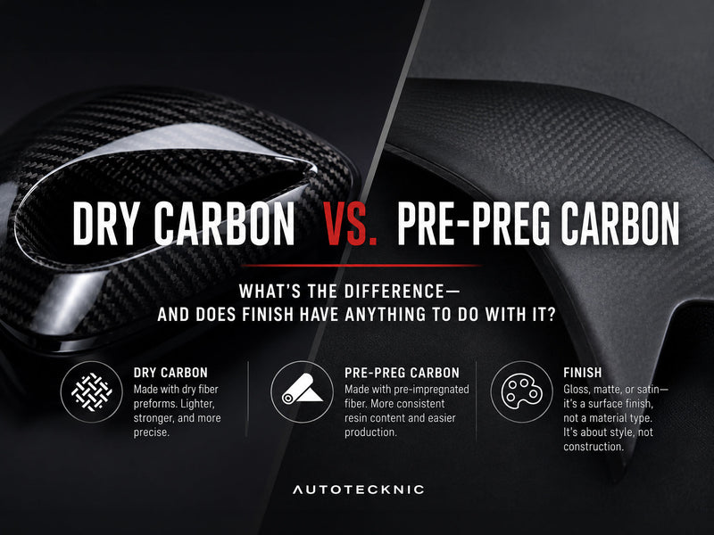 Dry Carbon vs. Pre-Preg Carbon: What's the Difference — and Does Finish Have Anything to Do With It?