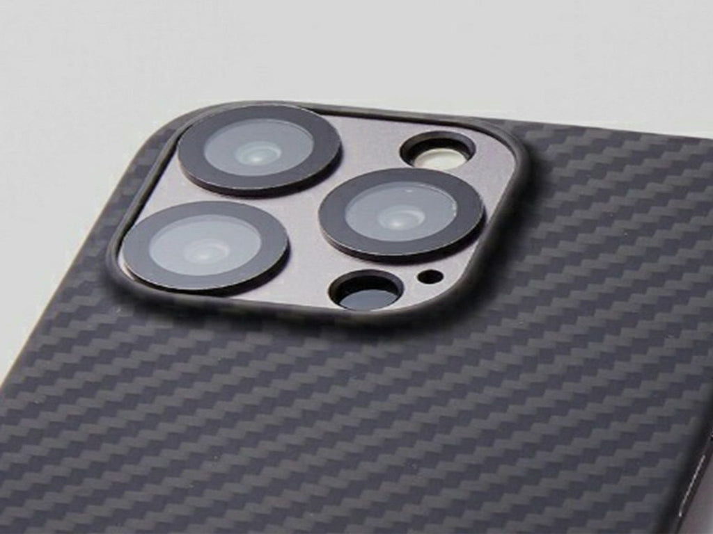 Dëff Premium Hybrid Camera Lens Cover for iPhone 15 Pro / 15 Pro Max - Black