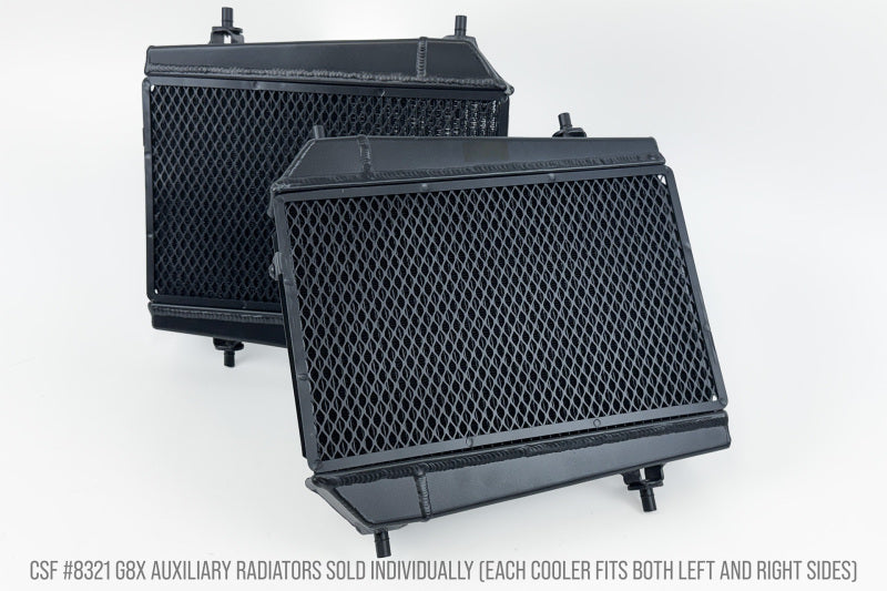 CSF BMW G8X M3/M4/M2 High-Performance Auxiliary Radiator - Single ...