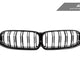 AutoTecknic Dual-Slats Gloss Black Front Grille - BMW G14/ G15/ G16 8-Series