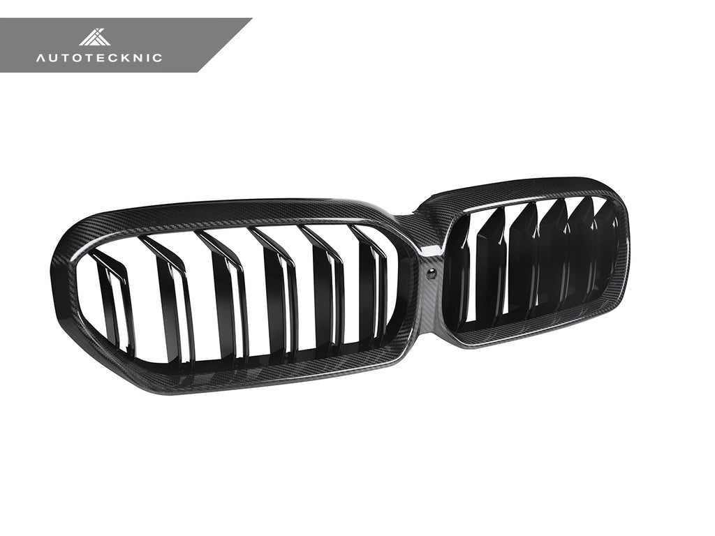 AutoTecknic Dry Carbon Fiber Dual-Slats Front Grilles - G30 5-Series LCI