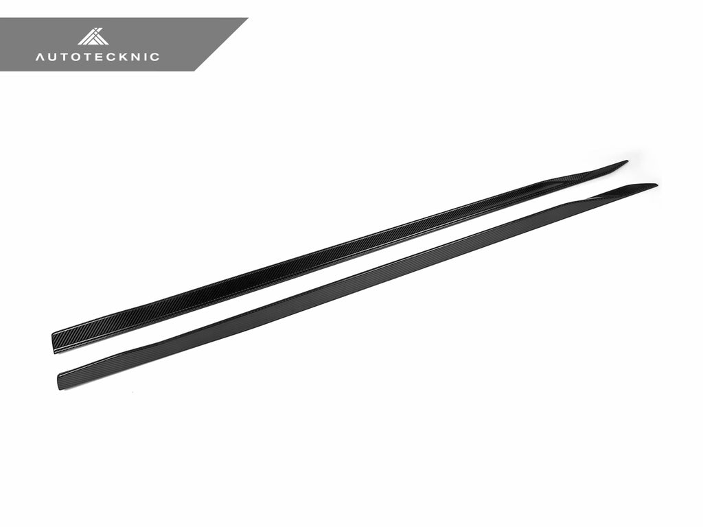 AutoTecknic Dry Carbon Fiber Side Skirt Extension Set - G60 5-Series