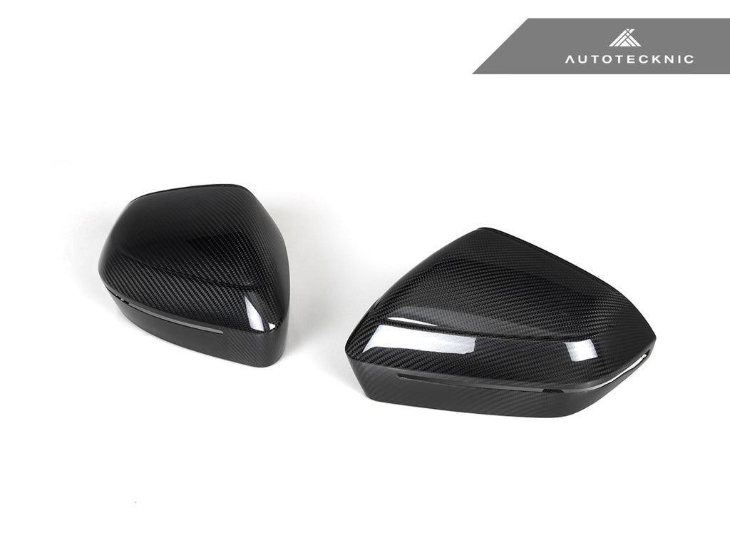 AutoTecknic Dry Carbon Fiber Mirror Cap Set - G60 5-Series