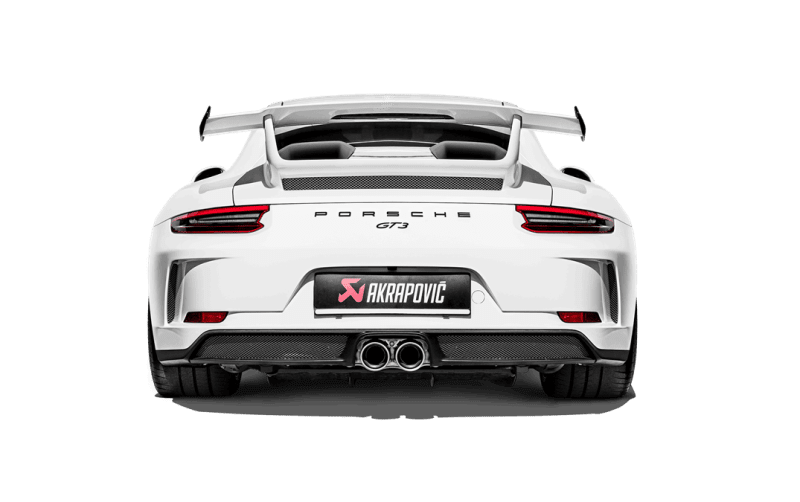 Akrapovic 2018 Porsche 911 GT3 991.2 Slip-On Race Line Titanium w/Titanium Tail Pipe Set