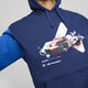 Genuine BMW M Motorsport Graphic Hoodie Pro Blue-M Color