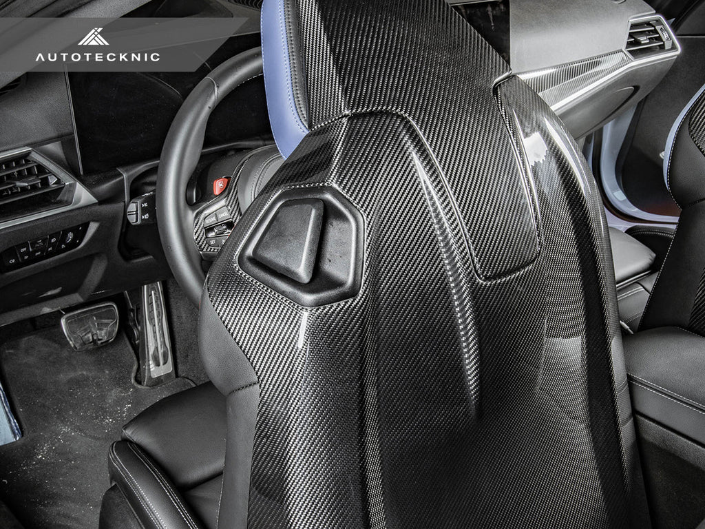 AutoTecknic Dry Carbon Full Seat Back Cover Set - F91/ F92 M8