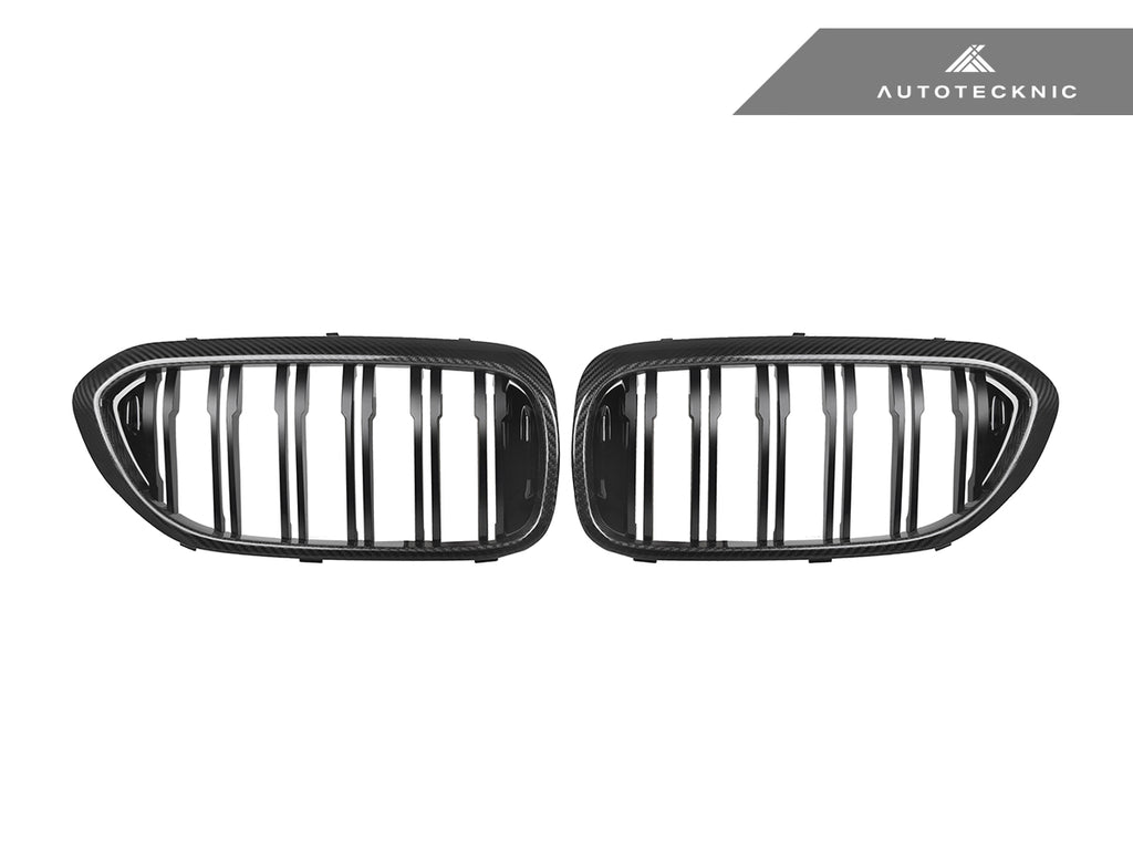 AutoTecknic Dual-Slats Carbon Fiber Front Grille Set - G30 5-Series