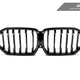 AutoTecknic Painted Glazing Black Front Grille - BMW G06 X6 LCI