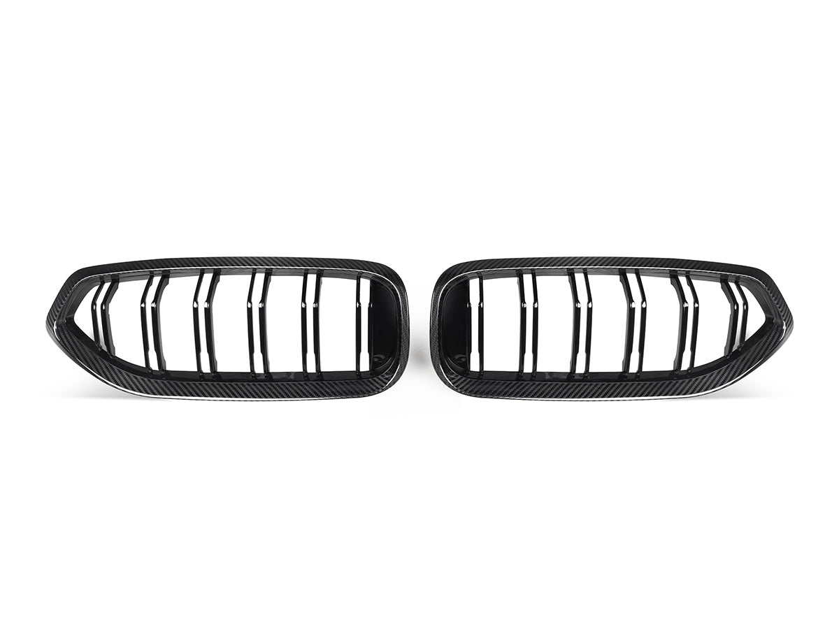 AutoTecknic Dual-Slat Carbon Fiber Front Grille Set - BMW G29 Z4