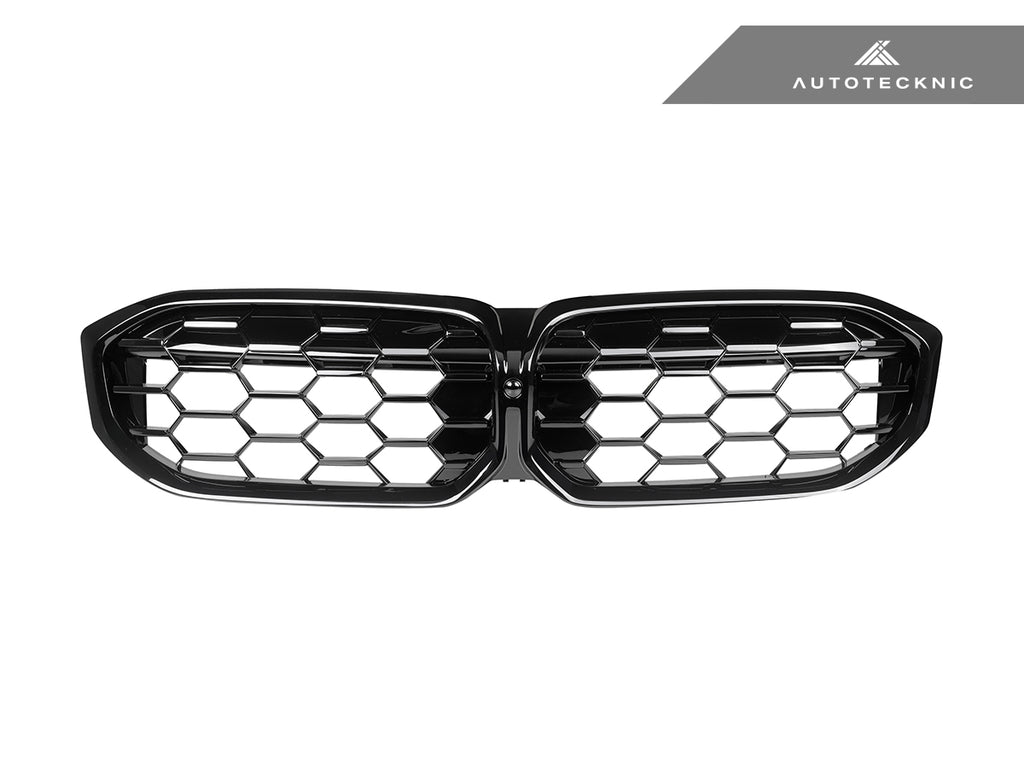 AutoTecknic Painted Black Honeycomb Front Grille - G20 3-Series LCI