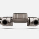 Akrapovic Slip-On Race Line Titanium - Porsche 718 Cayman GT4 RS 2022-Up