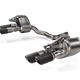 Akrapovic Slip-On Line Titanium with Carbon Tips Requires V6 or V8 Fit Kit - Porsche Panamera 2024-Up