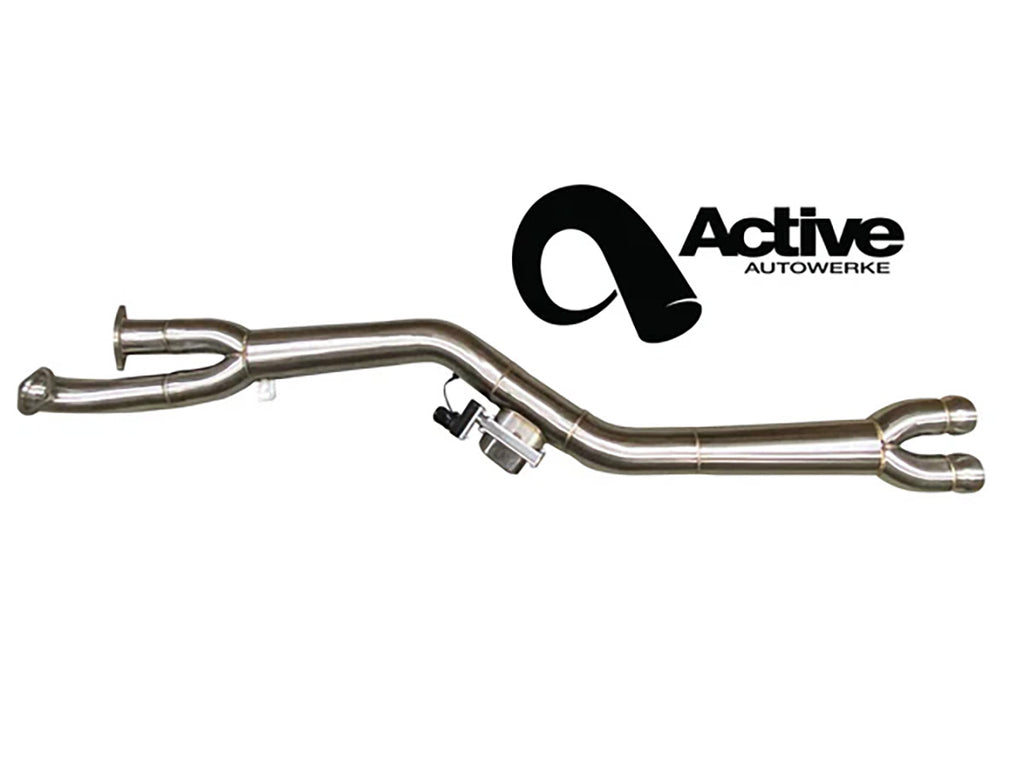 Active Autowerke Signature Single Mid-Pipe with G-Brace - G87 M2
