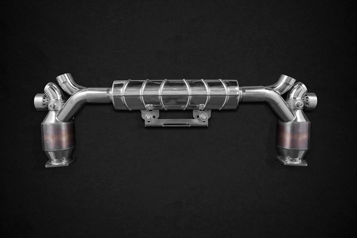 Porsche 991.1/2 Turbo/S - Valved Exhaust + Cat Spare Pipes CES3